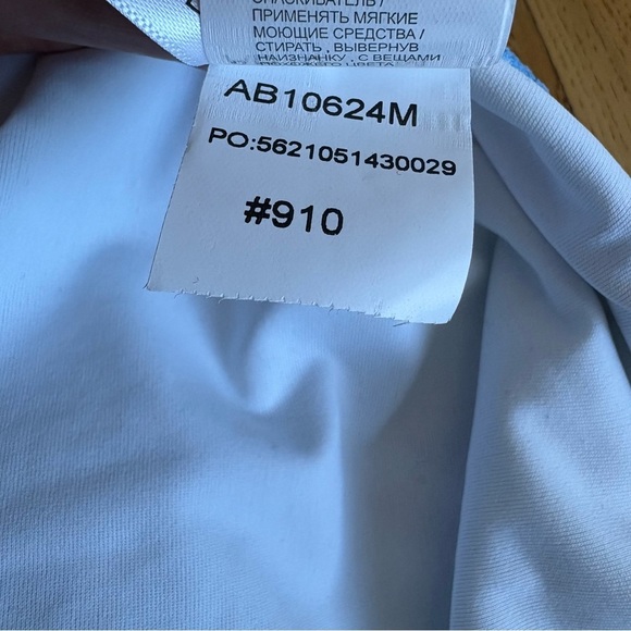 Cupshe small swimsuit bottoms floral watercolor womens size small blue swimming - Picture 10 of 11